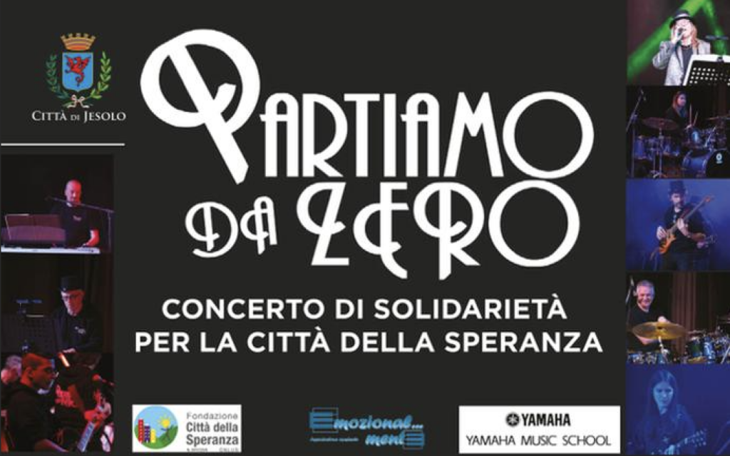 Partiamo da Zero concerto Città della Speranza