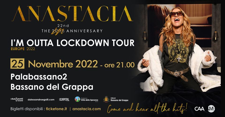 concerto Anastacia Bassano del Grappa