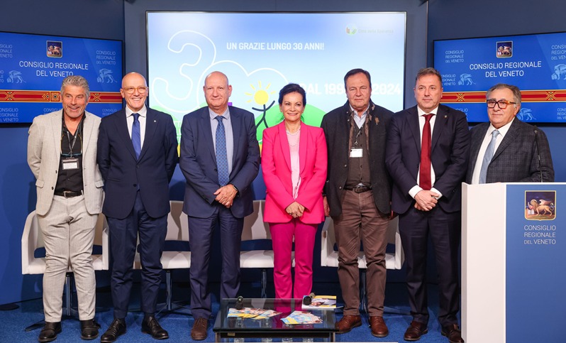 Conferenza stampa Trentennale Città della Speranza Palazzo Ferro Fini