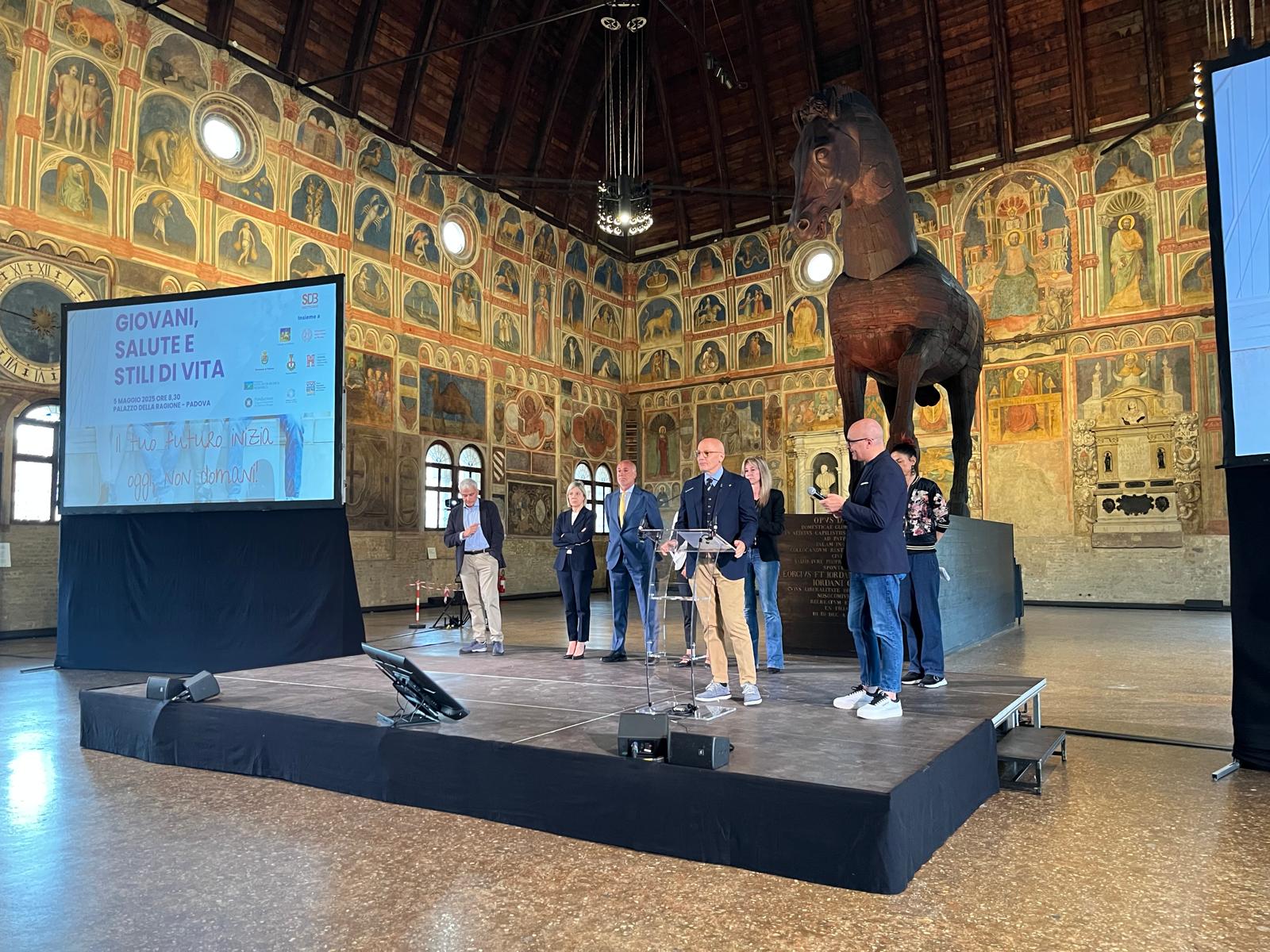 Giovani, salute e stili di vita, Palazzo della Ragione Padova - Maggio 2025