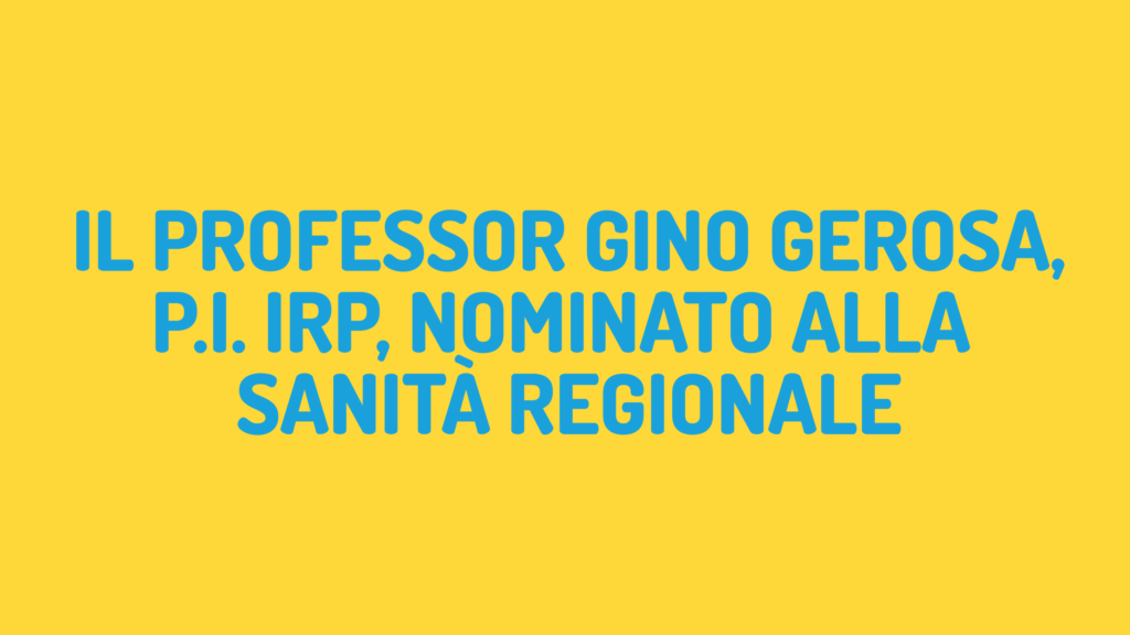 Il Professor Gino Gerosa nominato alla Sanità della Giunta Regionale Veneta