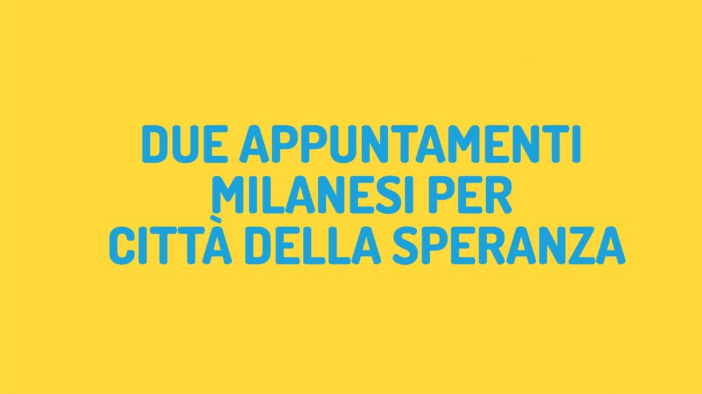 Città della Speranza a Milano: Charity Convention Zurich e mostra Peace Builder